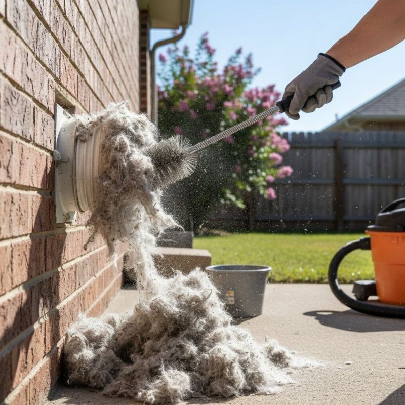 Dryer Vent Cleaning detail